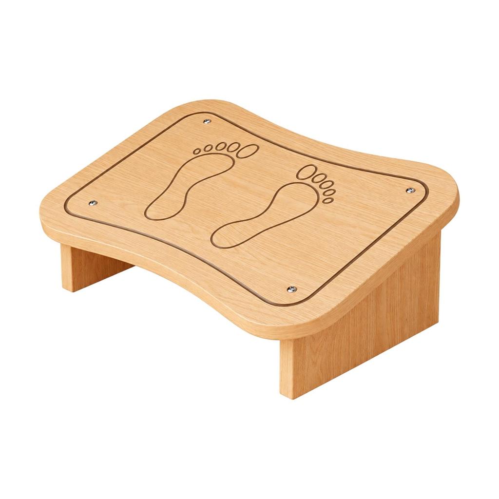 Low Footrest Stool Compact BeneathDesk SpaceSaving Leg Rest for Office, Lounge Seat,