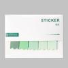 Novelty Gradient Sticky Notes Planner DIY Stickers Page Index Office School Supplies
