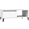 Coffee Tables Coffee Table White 90X50x36.5 Cm Engineered Wood