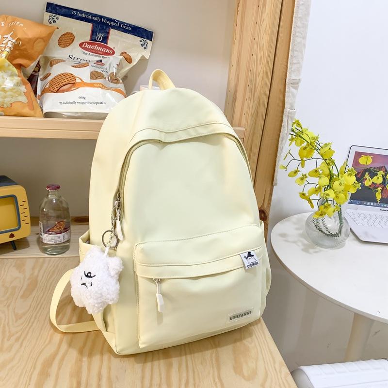 Schoolbag schoolbag junior high school girls high school girls college students 1011 new simple backpack ins style high value niche