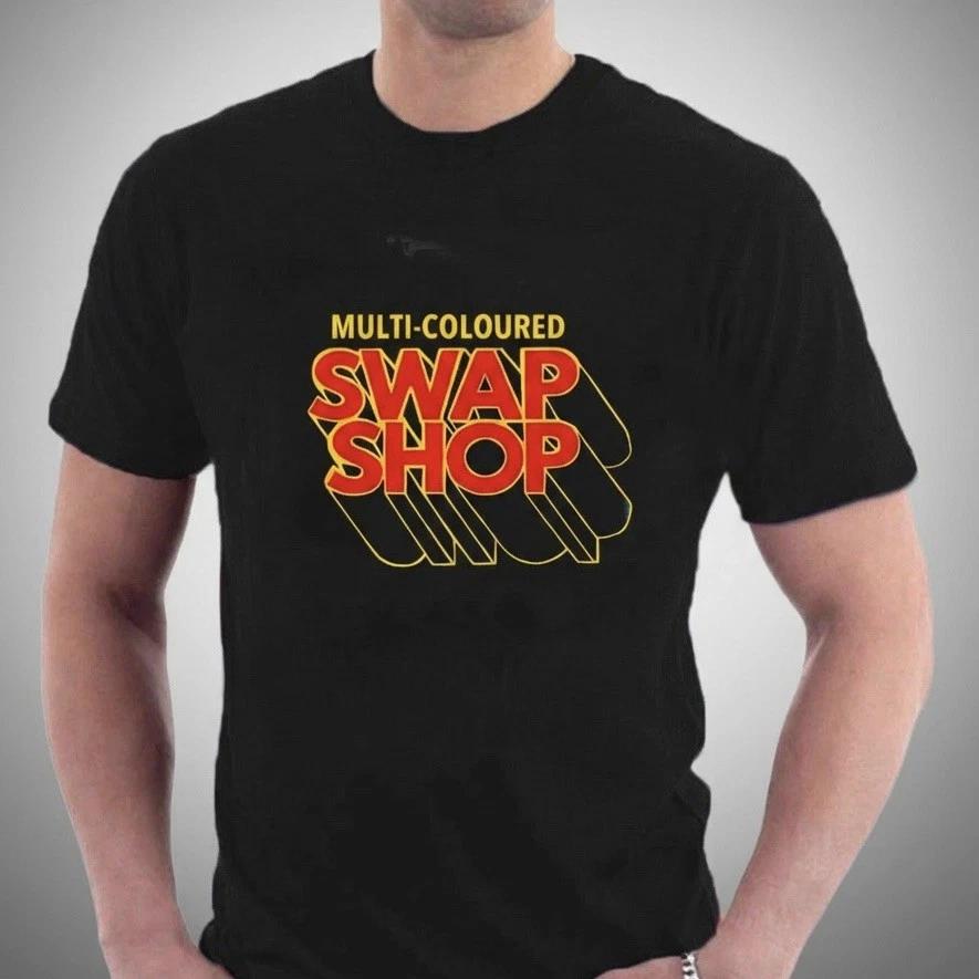 Multi Coloured Swap Shop T-shirt. Retro Children s TV Tee XXL