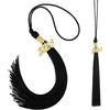 Doctoral Tassels Premium Polyester Fabric Smooth Texture Prom Attires For Graduate University Ceremonies