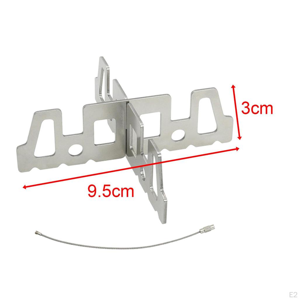 Camp Stove Cross Stand Rack Base Mini Frame Pot Support Holder for