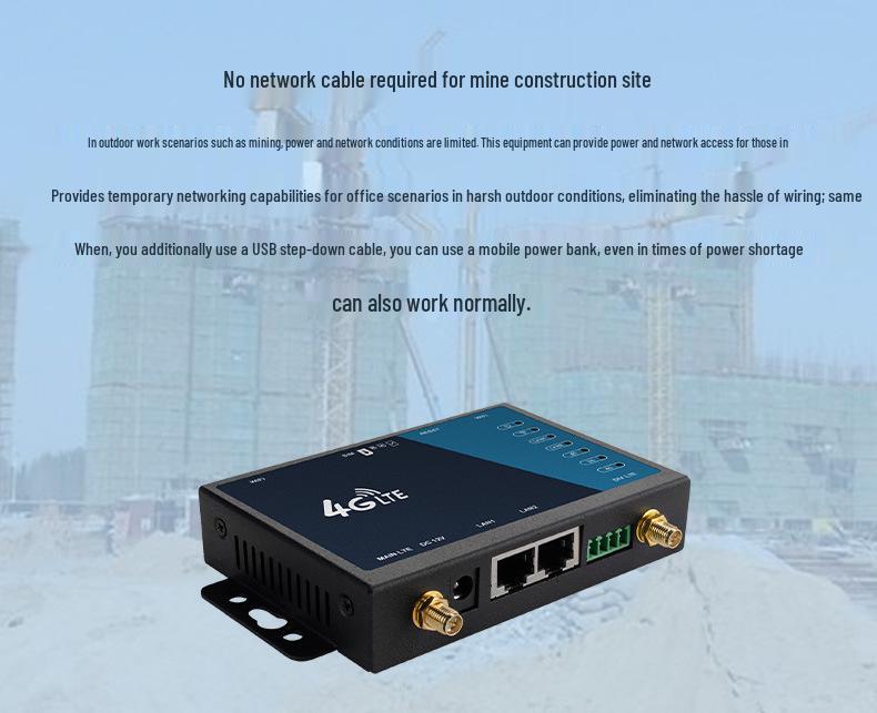 Cross-America 4G LTE Wireless Router: Eurasia Smart Full Network Access WiFi Router.