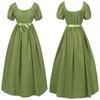 Abito Formale da Donna Medievale Rinascimentale Retro Irregolare per Palcoscenico