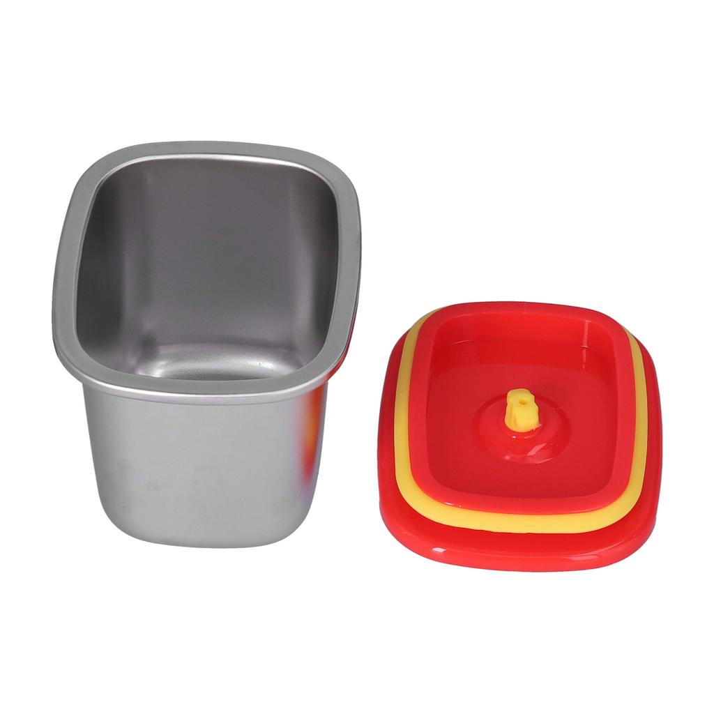 Lunch Box Red Excellent Sealing Easily Clean Environmental Protection Food Storage Containers for Students550ml