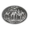 Metal Belt Buckle Western Style Horse Team European and American Style Denim Belt Accessories Big Head