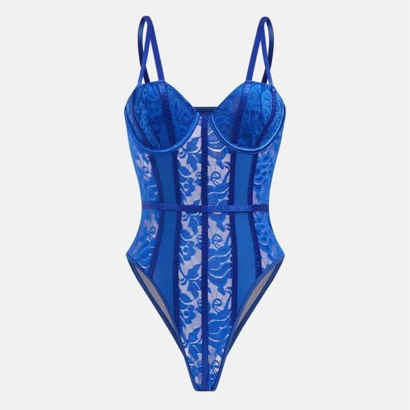 Dámský Sexy Patchwork Bez Zad Halter Tvarující Body Intimní Tvarovací Prádlo