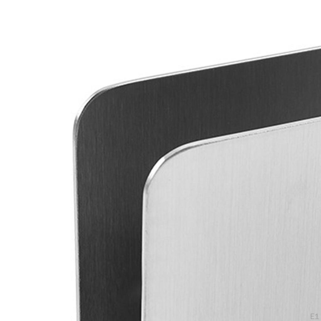 Stainless Steel Napkin Holder Kitchen Upright Paper Towel Modern Tissue Rack for