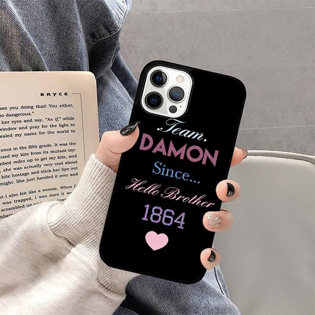 A little bit of Damon Vampire Diaries Phone Case For iPhone 17 Air 16 15 14 13 12 11 Pro Max Plus Max Cover coque