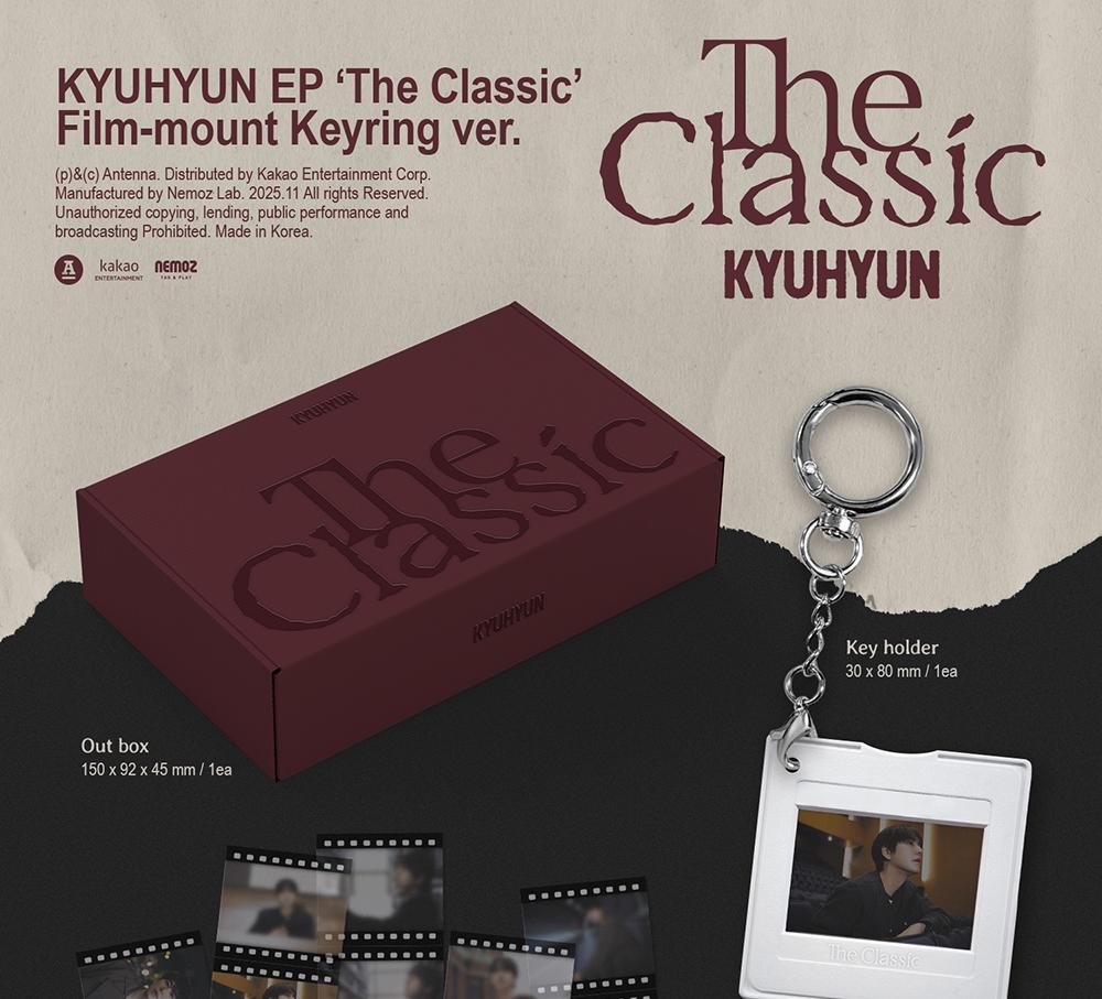 (Film-mount Keyring Ver.) KYUHYUN (SJ) [The Classic] EP ALBUM (21st Nov.2025)