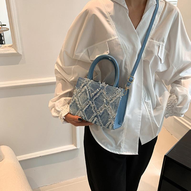 Summer New Fashion Simple Small Square Bag Retro Handbag Casual Crossbody Bag Popular Bag for Women