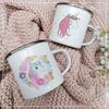 Enamel Mug Cute Cute Cartoon Unicorn Print Mug Creative Water Juice Drink Cup Cupshe Personalized Gifts Coffee Mugs Friends Cups
