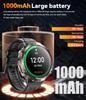 New Military 1000mAh Battery Smart Watch HD AMOLED Screen GPS track 10ATM Waterproof Compass BT Call Sports Smartwatch Men