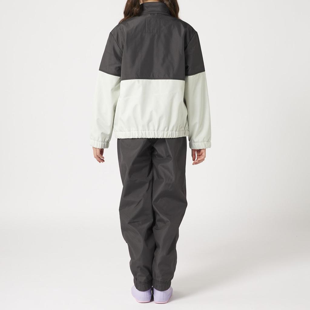 Ocean Pacific 174502 Jacket and Size L Kids' Water-Repellent Full-Zip Pants, 2-Piece Set, Three-Layer Bonded, Black,