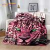 3D Animal Leopard Cheetah Cartoon Beast Soft Plush Blanket,Flannel Blanket Throw Blanket for Living Room Bedroom Bed Sofa Picnic