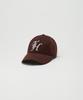 Teulaepighamoni Wool Blend Th Applique Logo Deep-Fit Ballcap_Brown