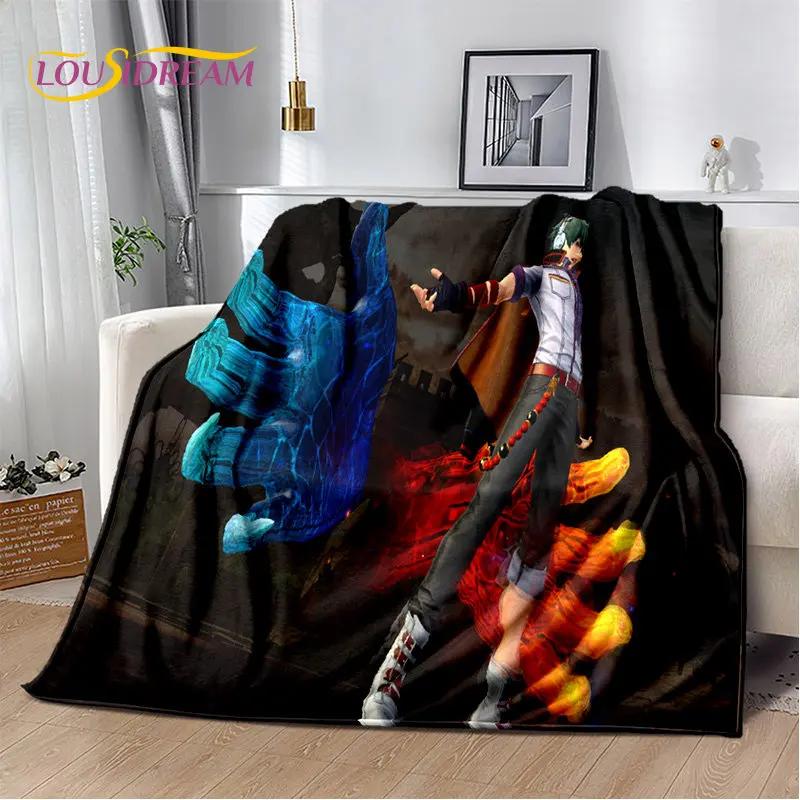 King of Fighters Retro Game Gamer Soft Plush Blanket,Flannel Blanket Throw Blanket for Living Room Bedroom Bed Sofa Picnic Cover