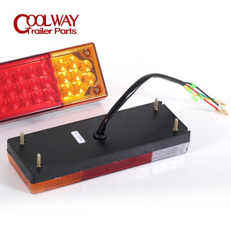 12V Trailer LED Tail Lights Waterproof Lamps Turn Signal Brake Reverse Running Truck RV Camper