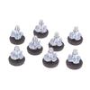 20Pcs M6 Thread Adjustable Furniture Levelers Screw In Chair Feet Durable Easy To Use Adjustable Furniture Feet Leg Levelers
