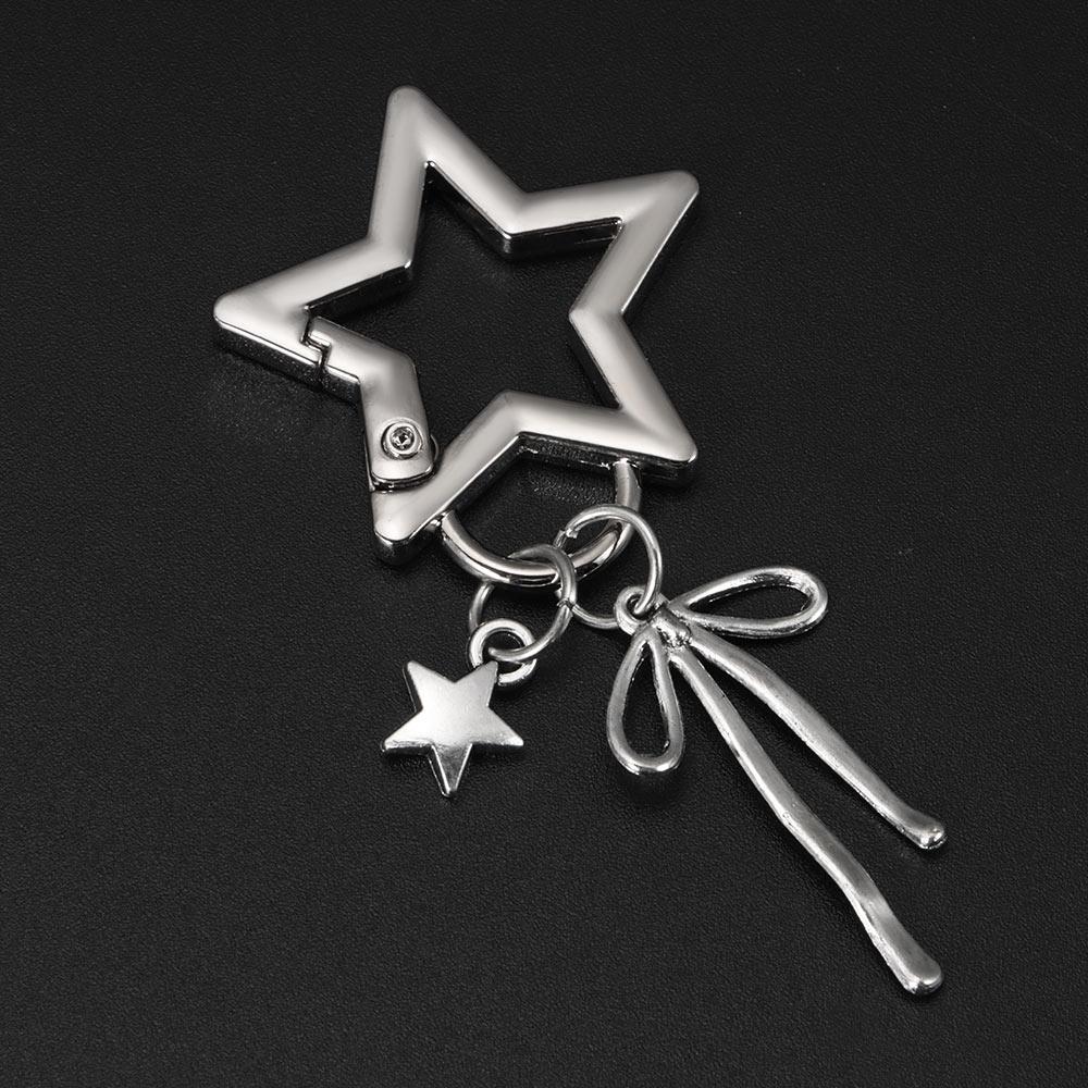 Charm Bag Accessories Lip Balm Bag Key Chain Stainless Steel Lipsticks Holder Protective Cover