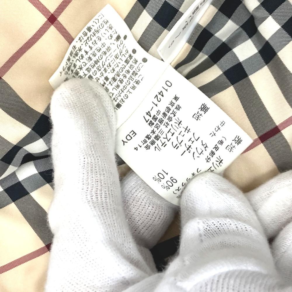 BURBERRY London Hood fur Down vest Nylon Black/SilverHardware