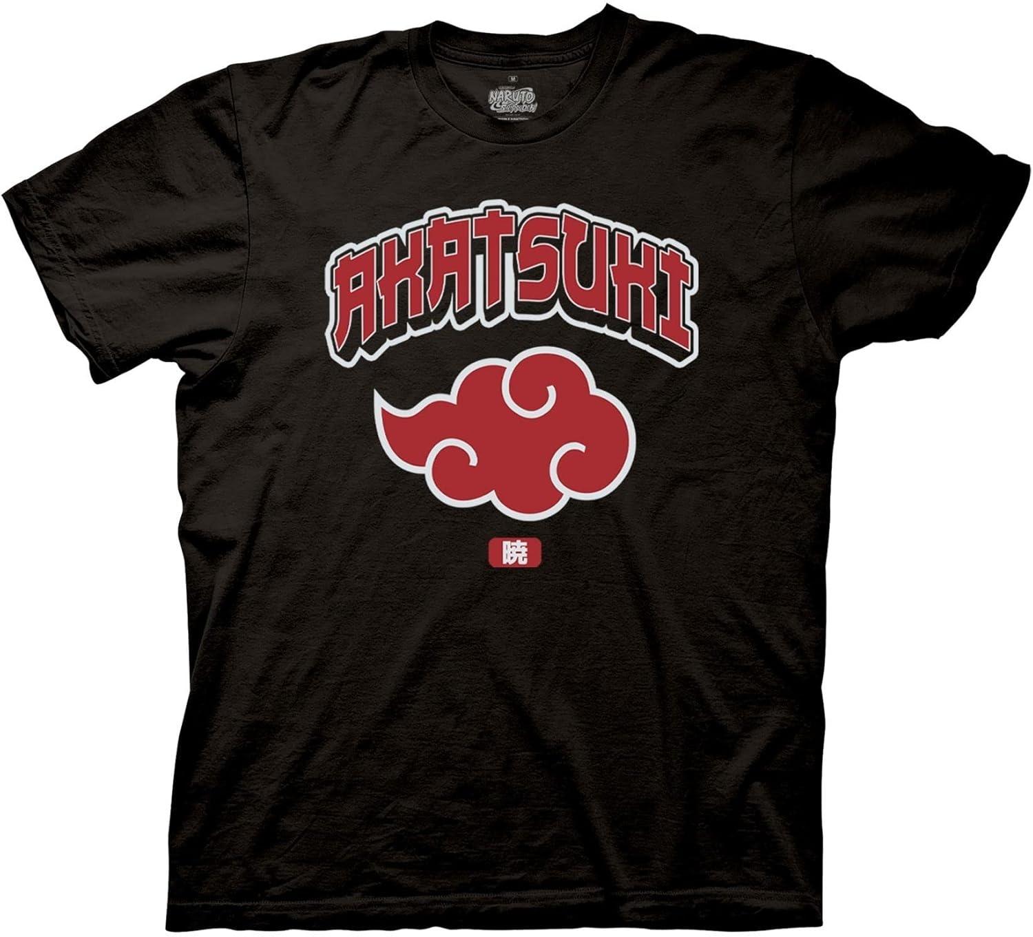 Ripple Junction Naruto Shippuden Akatsuki Cloud Officially Licensed Adult T-Shirt XXXXXL чёрный