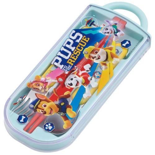 Skater Trio Set Chopsticks Spoon Fork Paw Patrol 23 Children's Antibacterial Made In Japan TACC2AG-A