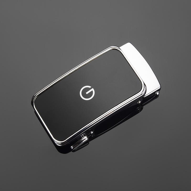 Belt Head Men'S Belt Order High-End Belt Buckle, Zinc Alloy 3.5Cm Men'S Belt Buckle Head Glossy