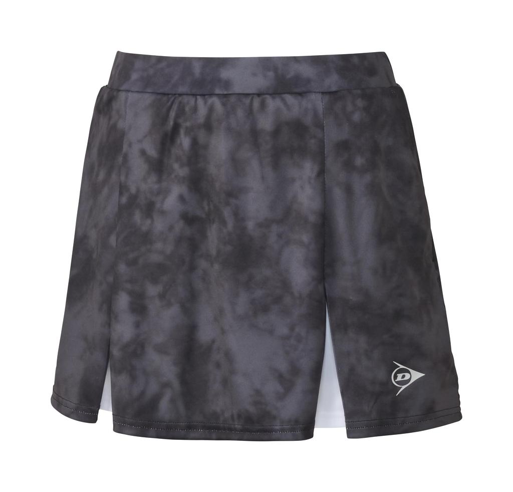 Dunlop Tennis Badminton Soft Tennis Skirt with Inner Pants DAK2481W 2024SS Black L [DUNLOP]