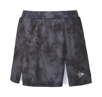 Dunlop Tennis Badminton Soft Tennis Skirt with Inner Pants DAK2481W 2024SS Black L [DUNLOP]