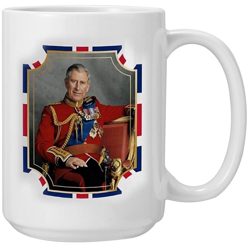 Large capacity 15oz ceramic coffee mug British king tea cup new 401-500ml