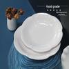 A5 Melamine Lotus Leaf Dinner Plate