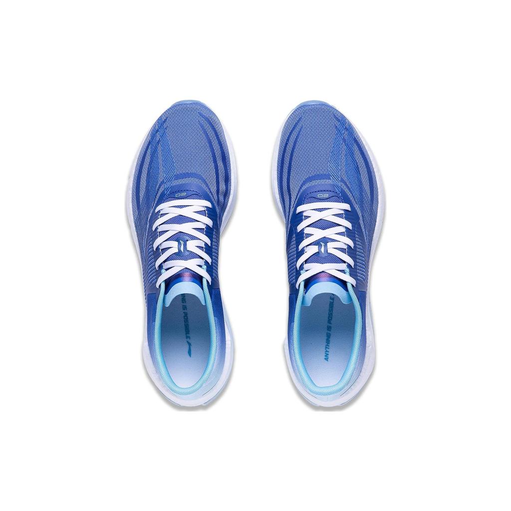 Li Ning Super Light 20 Fabric Slip Resistant Slip Resistant Low top Running Shoes Men's Blue ARBT001-8