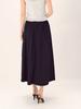 ACUD Pin Tuck Flare Banding Skirt _Black