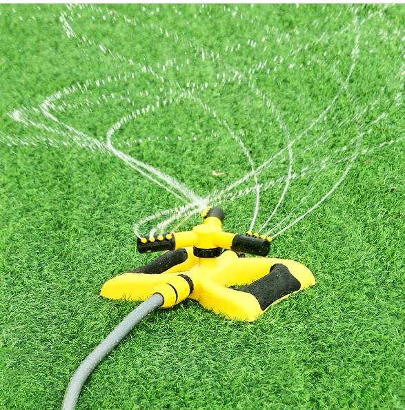Butterfly Automatic Rotating Sprinkler for Nursery Irrigation, Triple Headed Sprinkler Series Sprinkler for Watering Flowers