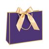 Bunte Band-Schleife Tragetasche - Quadratische Geschenktasche & Einkaufstasche mit individueller Logo-Option