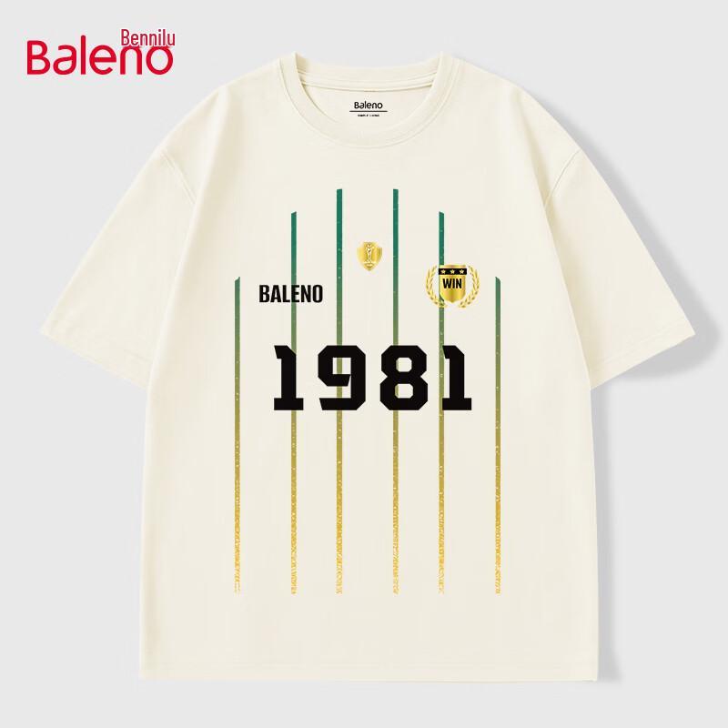 Baleno Men s American Retro Cotton Short Sleeve T-Shirt 2XL