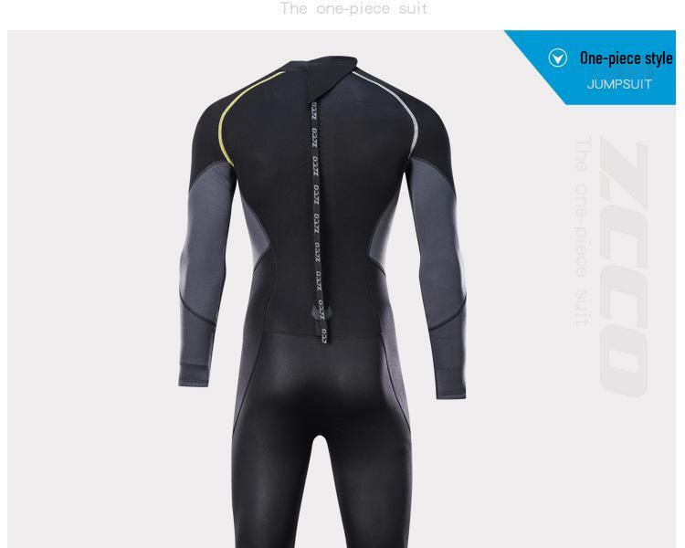 ZCCO Men's 1.5mm Wetsuit: Sun-Protection Surf & Snorkel Suit for Winter Warmth and Jellyfish Defense