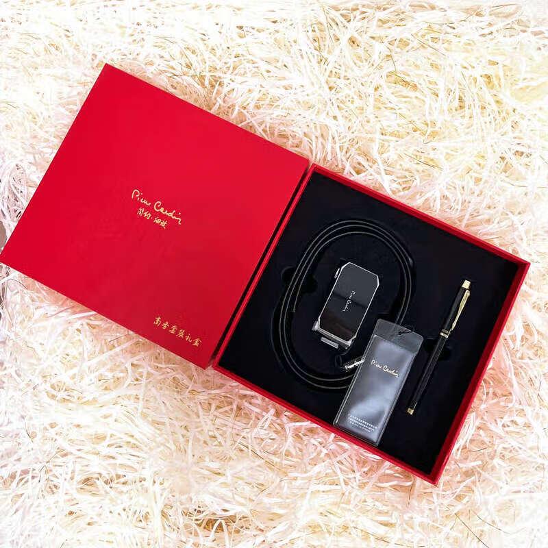 Pierre Cardin Men s Leather Belt & Pen Gift Set 120cm