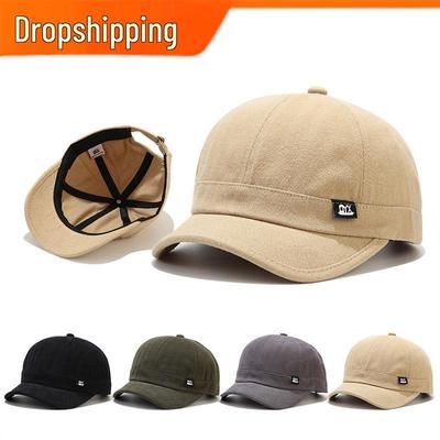 Cross-Border Korean Style Big Head Baseball Cap - Fashionable Duckbill Hat for Outdoor Sports & Sun Protection