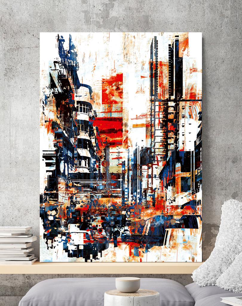 Abstract City Poster