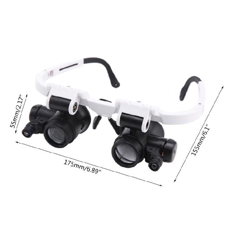 Binocular Glasses Handsfree Magnifier for Magnifying Glasses for Reading8/15/23X