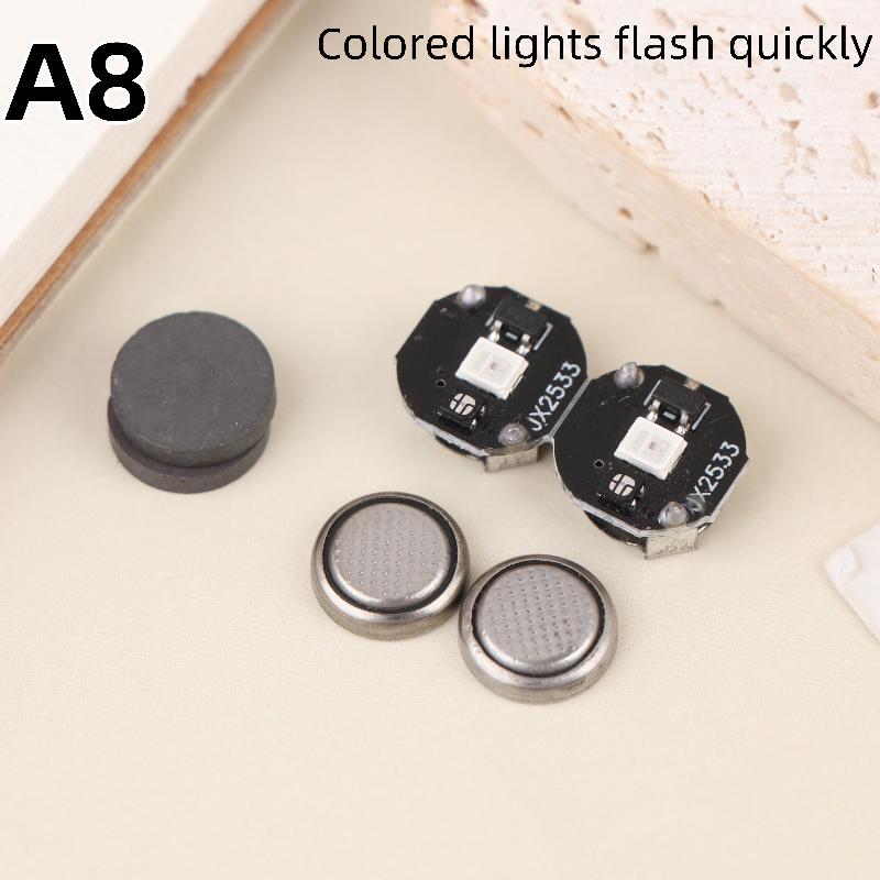 2ks LED Světlo Mikrovlnný Magnetický Spínač Osvětlovací Čip Animace Ruční Výroba Plus Světelný Model Hračka Bezdrátová Lampa