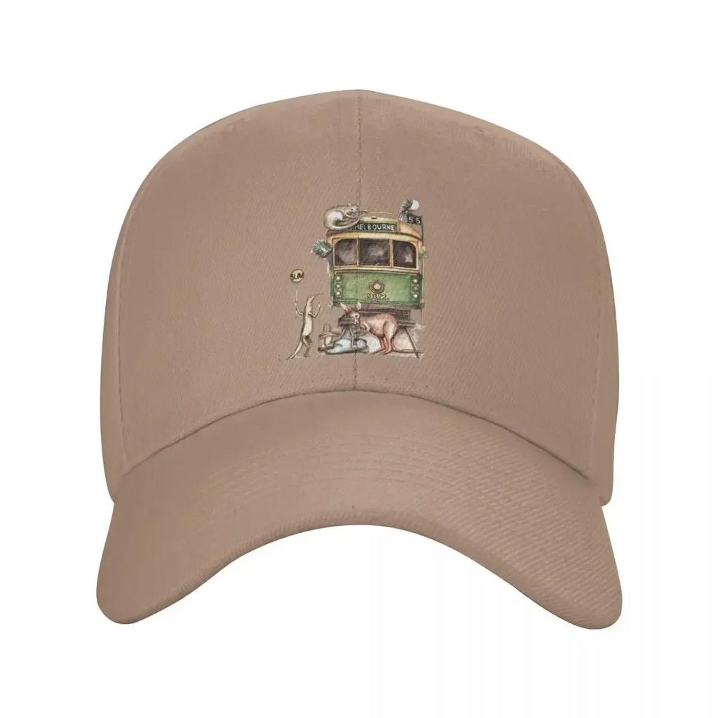 Melbourne Spårvagn Basebollkeps Gentlemanhatt Streetwear Herrhattar Damhattar