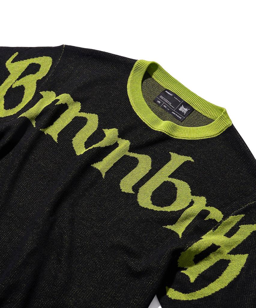 BROWNBREATH Gothic Flame Knit - Black