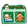 Weihnachts-Magnetlesezeichen, Niedlicher und speziell geformter Doppelseitenhalter für Studenten, Weihnachtspapeterie-Magnetlesezeichen