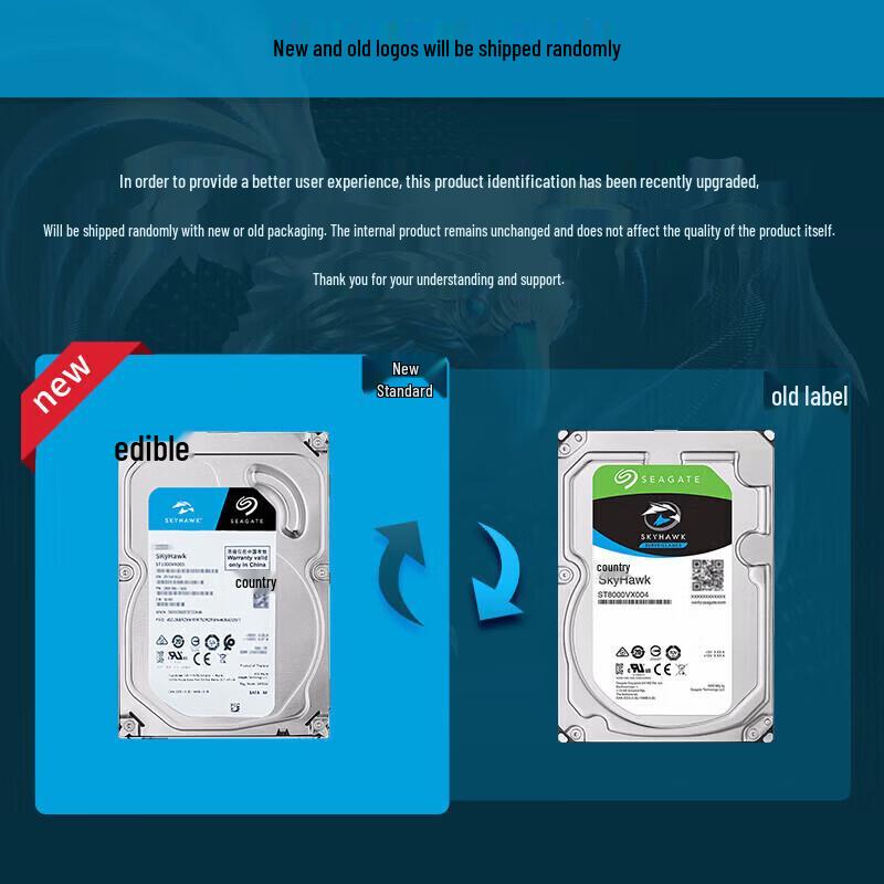 Seagate SkyHawk 8TB Surveillance Hard Drive