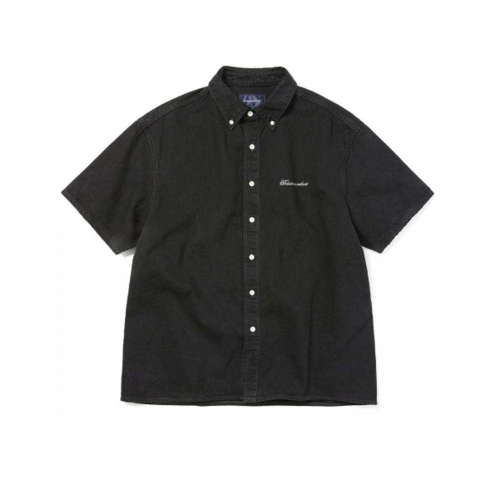 

ThiSiSneverthat WaShed Denim S S Shirt Black M