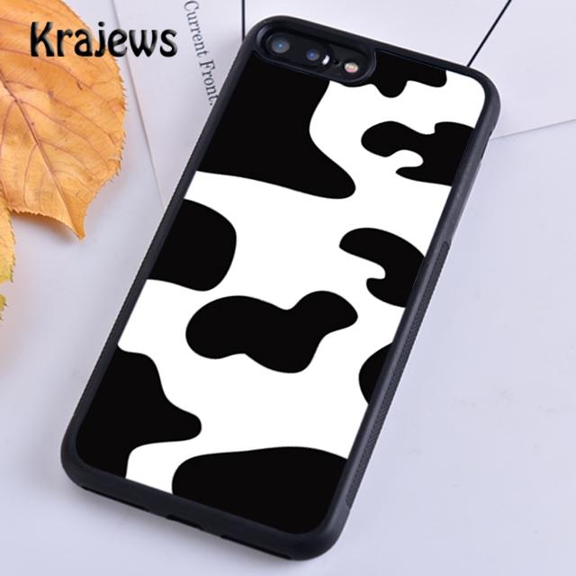 

White Black Cow Print Phone Case Cover For iPhone 17 Air 16 15 14 plus 12 13 pro max coque Shell Fundas iPhone 13
